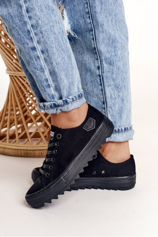 Women's Sneakers On A Chunky Sole BIG STAR Black