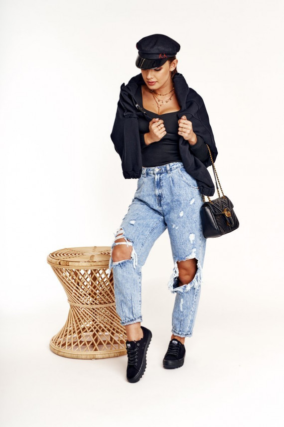 Women's Sneakers On A Chunky Sole BIG STAR Black