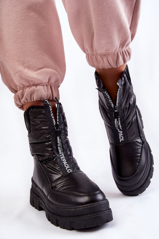 Snow boots with elastic band womens...