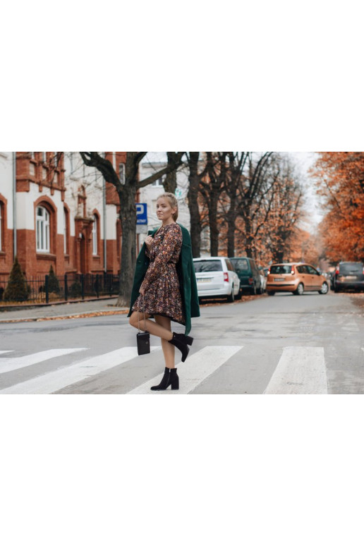 Black shoes with a classic model on...