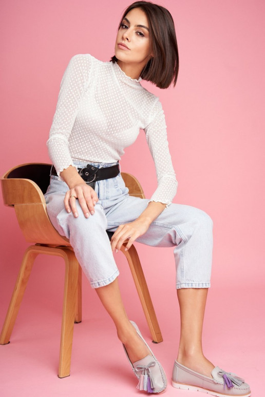 Women's Suede Loafers With Fringes... Women's Suede Loafers With Fringes...