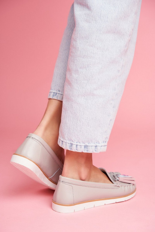 Women's Suede Loafers With Fringes... Women's Suede Loafers With Fringes...