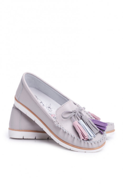 Women's Suede Loafers With Fringes... Women's Suede Loafers With Fringes...