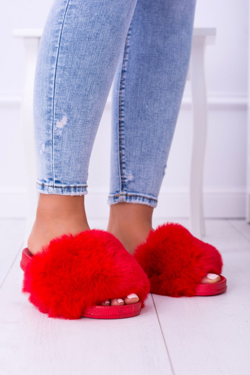Slippers With Fur Rubber