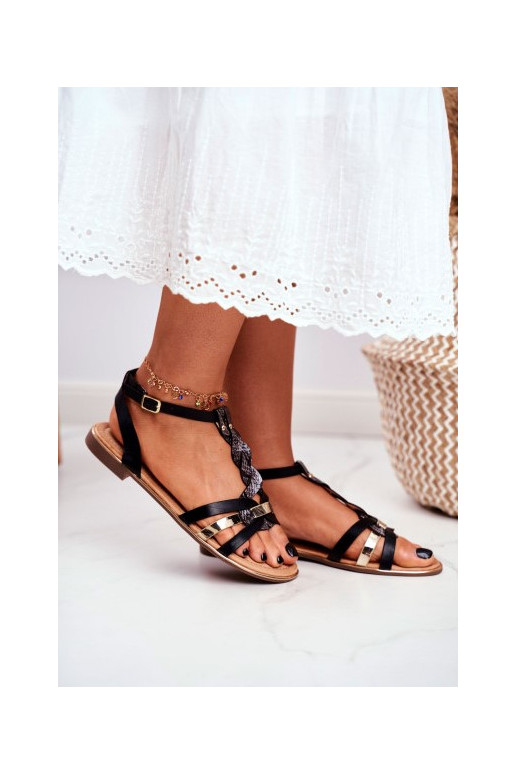 Black sandals