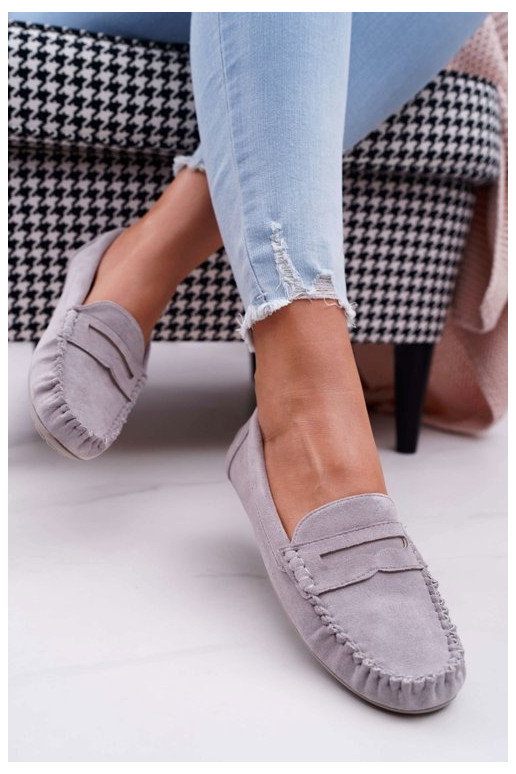 Women s Loafers Suede Grey Morreno Women s Loafers Suede Grey Morreno