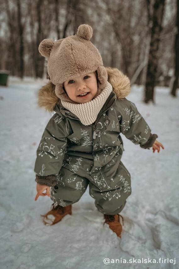 Children's Warmed Trappers Boots Camel