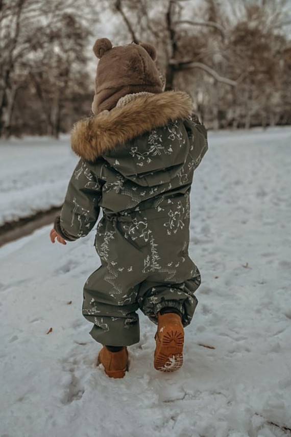 Children's Warmed Trappers Boots Camel