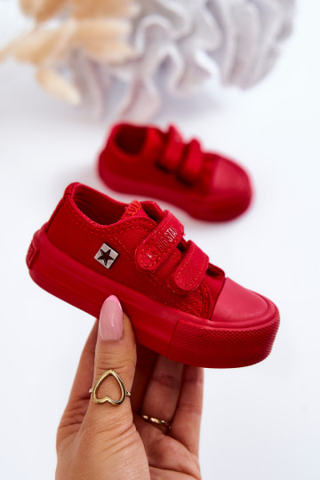 Children's Low Sneakers Big Star Red