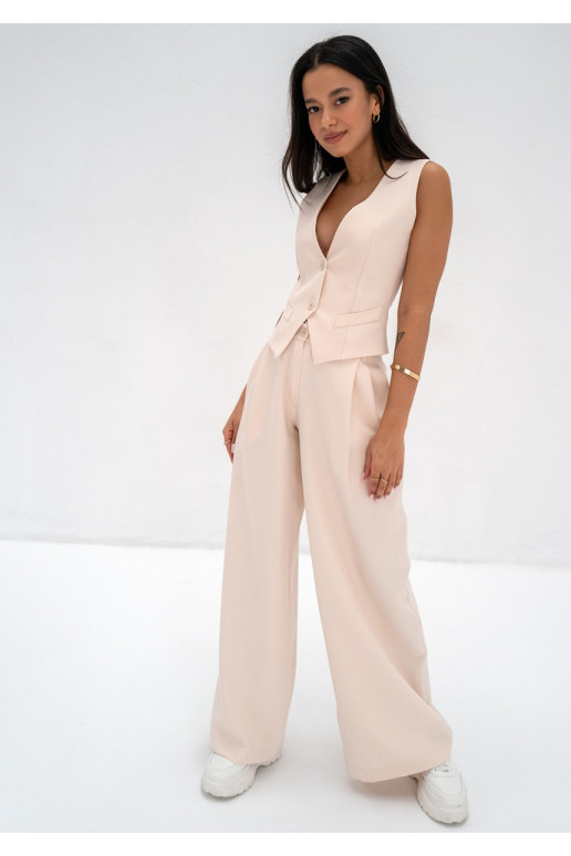 Mocca - Creamy vest Mocca - Creamy vest