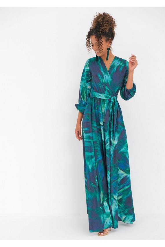 Maxi dress Red Ruffles