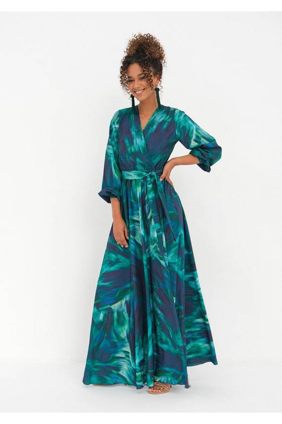 Maxi dress Red Ruffles