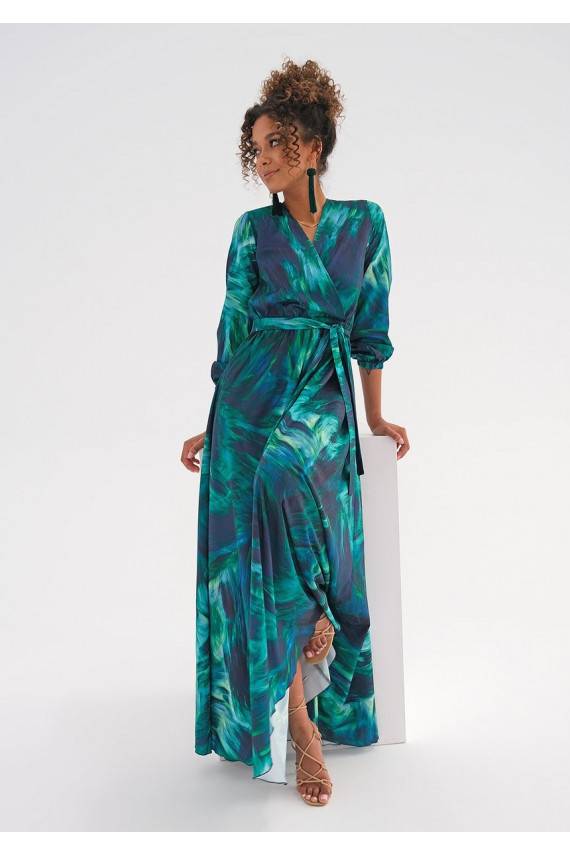 Maxi dress Red Ruffles