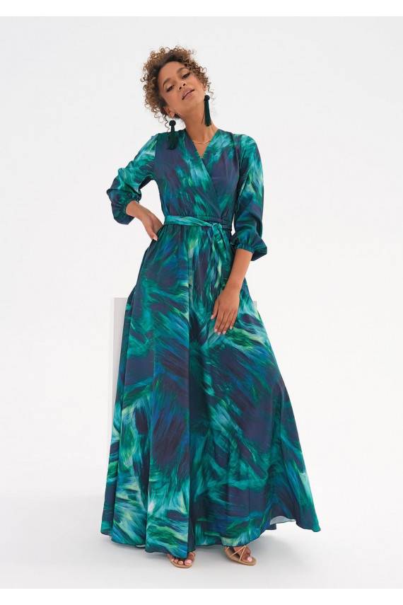 Maxi dress Red Ruffles