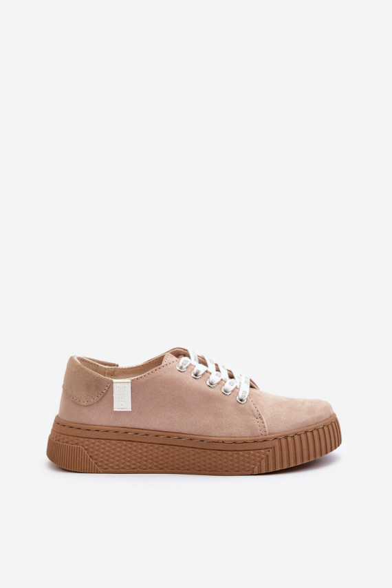 Women's sneakers MEMORY FOAM SYSTEM BIG STAR Dark Beige