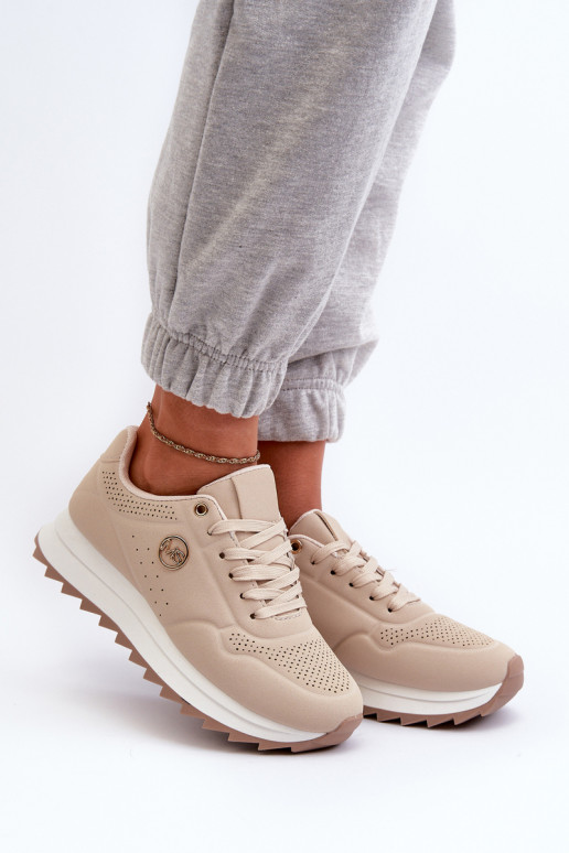 Women's Platform Sneakers Beige Rottiana Women's Platform Sneakers Beige Rottiana