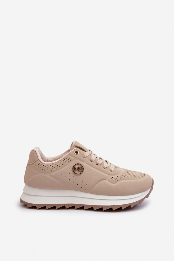 Women's Platform Sneakers Beige Rottiana
