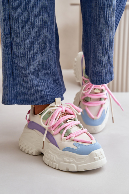 Women's sneakers with chunky sole multicolor Nevela Women's sneakers with chunky sole multicolor Nevela