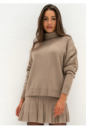 Jesse - Loose beige polo...