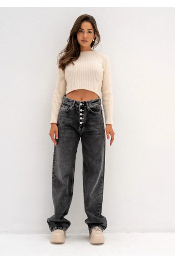 Kirry - Short beige knitted... 2