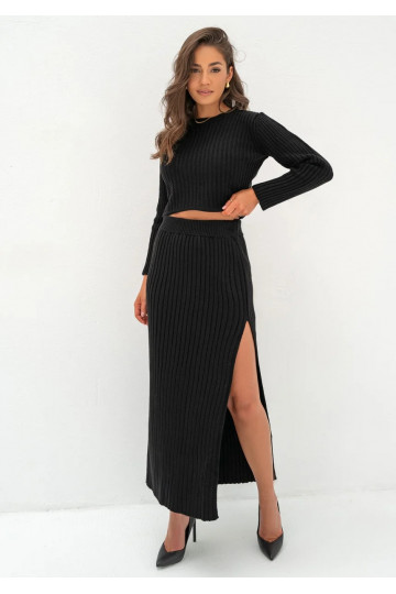 Celine - Black knitted maxi... 2