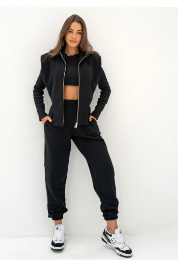 Kolee - Short black cotton top 2