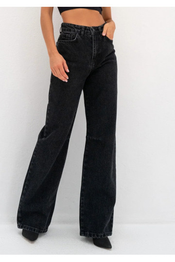 Rock - Black wide jeans