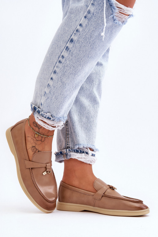 Women's classic loafers in brown Cortez