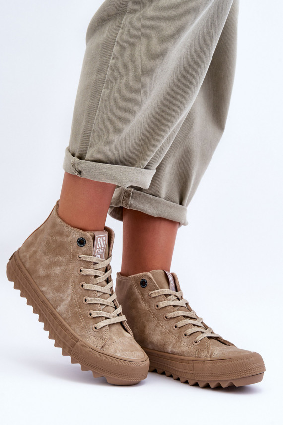 Leisure shoes Big Star insulated beige