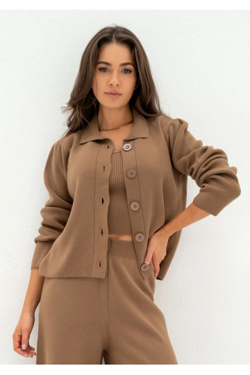 Mebo - Camel brown knitted... 2
