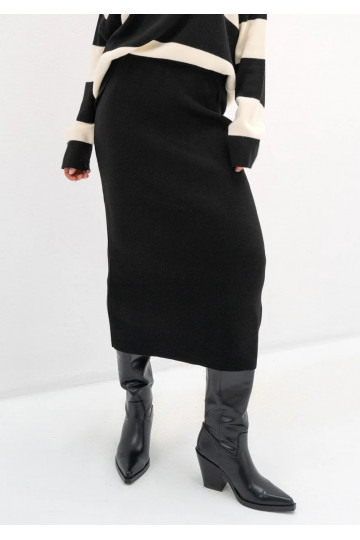 Mishy - Black midi skirt