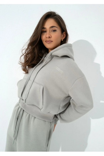 Calm - Short gray hoodie... 2