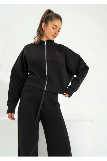 Bailee - Black zipped...