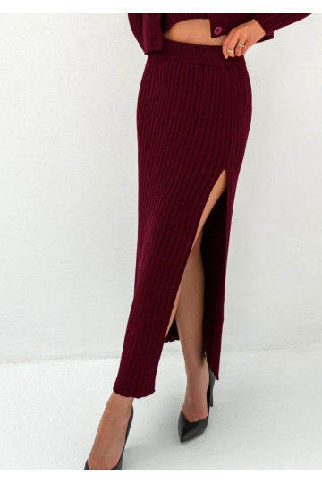 Celine - Beige knitted maxi...