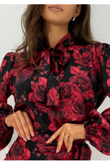 Kinsley - Claret floral...