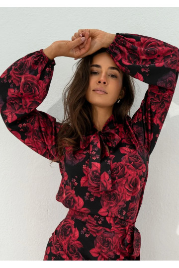 Kinsley - Claret floral... 2