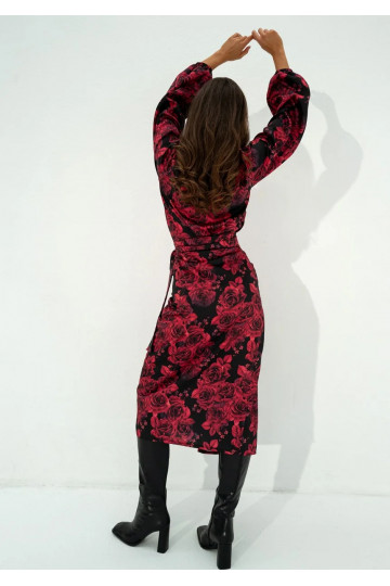 Kinsley - Claret midi wrap... 2