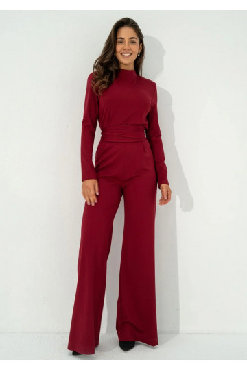 Asher - Claret jumpsuit