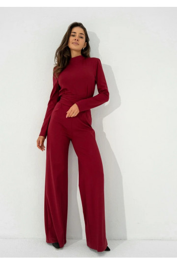 Asher - Claret jumpsuit 2