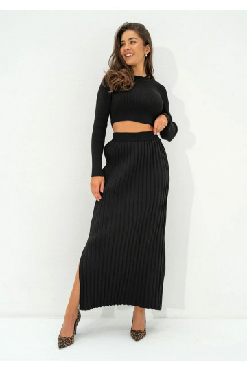 Marie - Black short knitted... 2