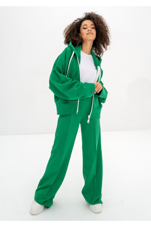 Costa - Kelly green wide sweatpants