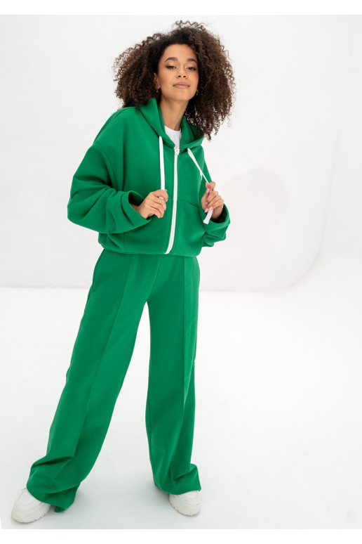 Costa - Kelly green wide sweatpants