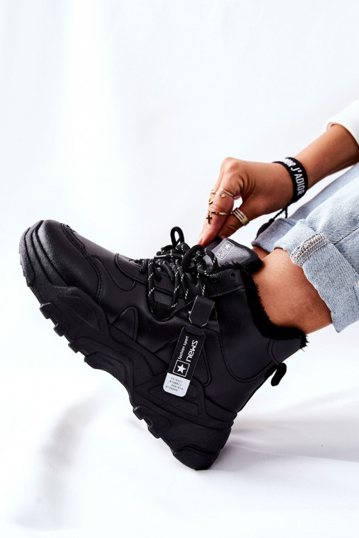 Women's Insulated Snow Boots Sneakers Black Kaphia Women's Insulated Snow Boots Sneakers Black Kaphia