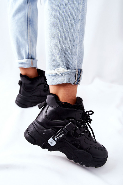 Women's Insulated Snow Boots Sneakers Black Kaphia Women's Insulated Snow Boots Sneakers Black Kaphia