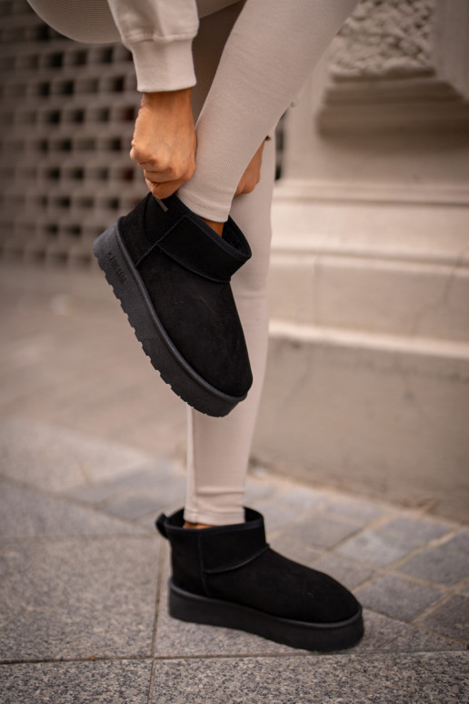 Low Snow Boots On Platform Big Star OO274A099 Black