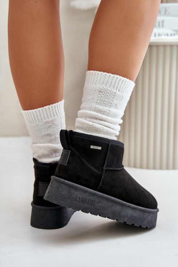 Low Snow Boots On Platform Big Star OO274A099 Black