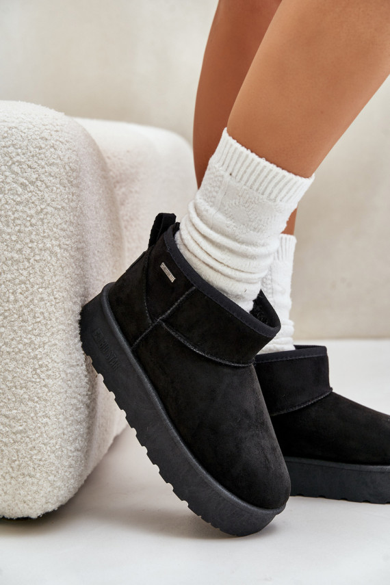 Low Snow Boots On Platform Big Star OO274A099 Black