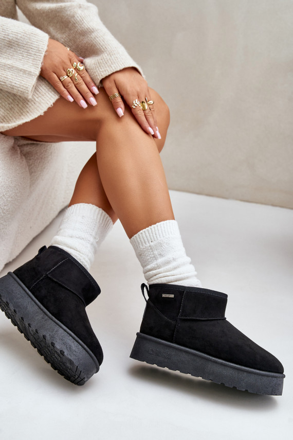 Low Snow Boots On Platform Big Star OO274A099 Black