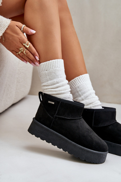 Low Snow Boots On Platform Big Star OO274A099 Black