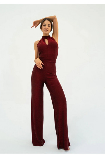 Megan - Shiny claret maxi...